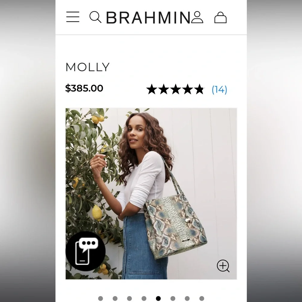 Stunning brahmin shoulder bag - Picture 3 of 11